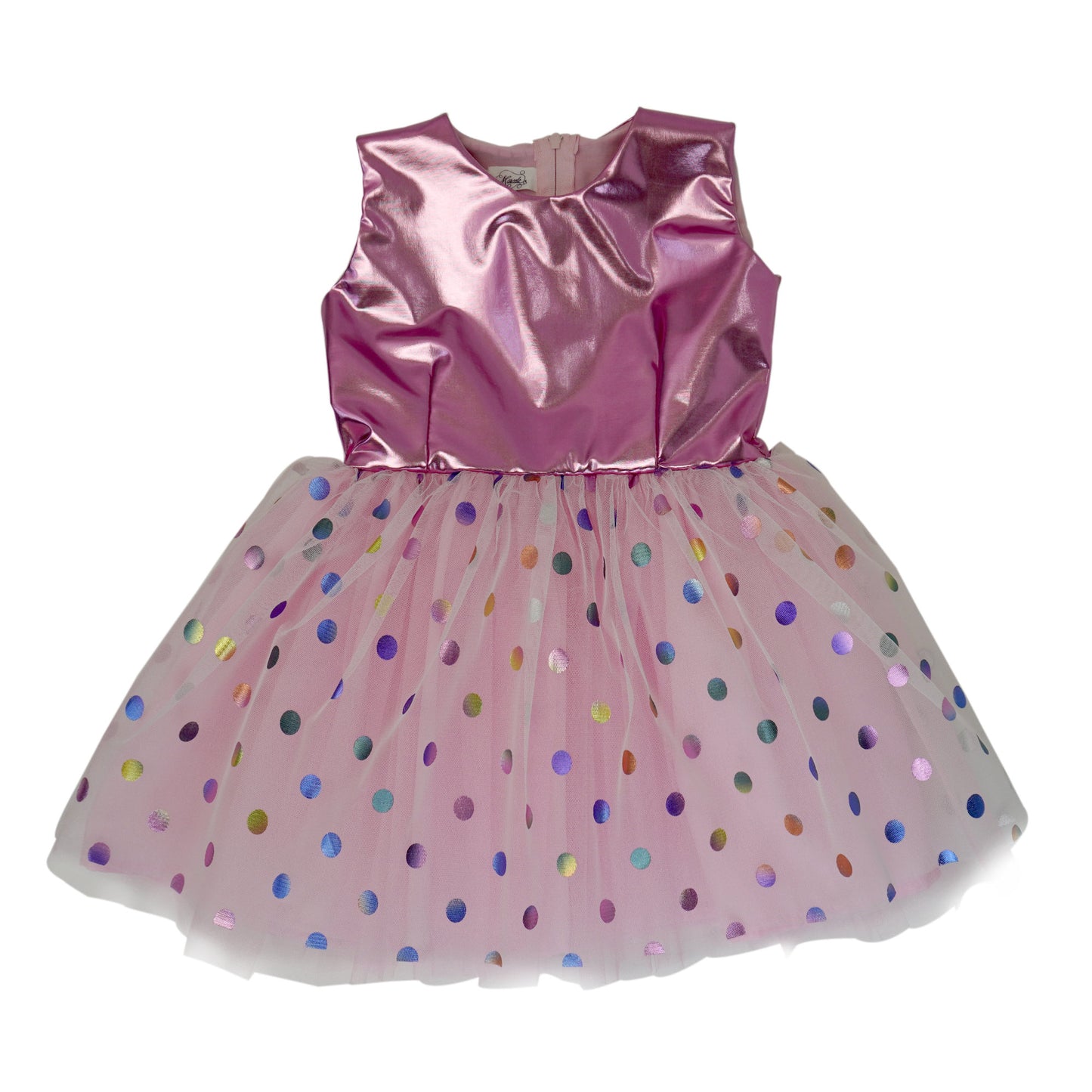 Sleeveless Tutu Dress - Dots
