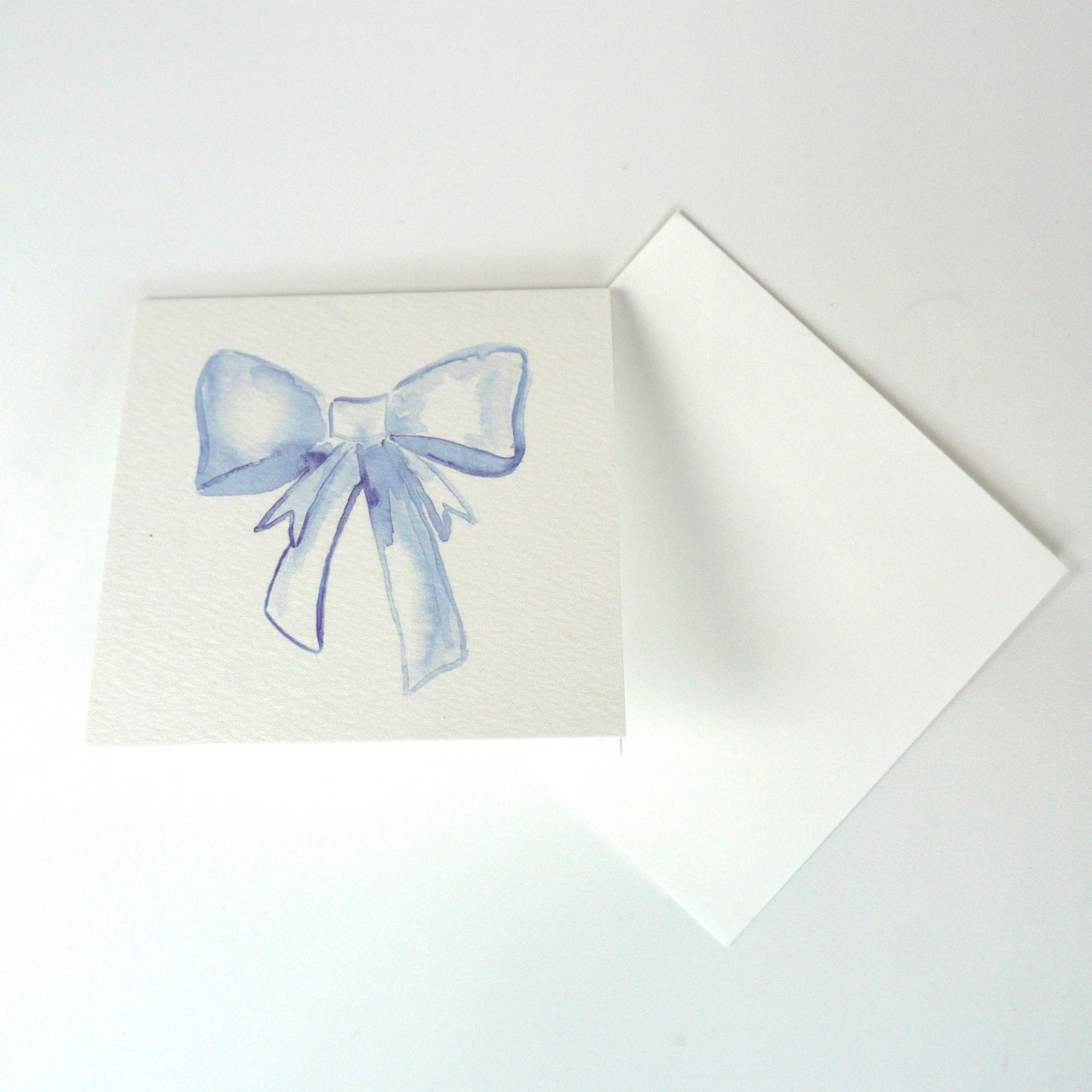 Blue Bow enclosure card