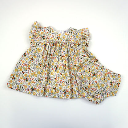 Ruffle Sleeve Baby Dress Mini Garden