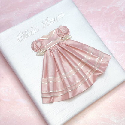 Silk Dress – Baby Memory Book (Shantung)