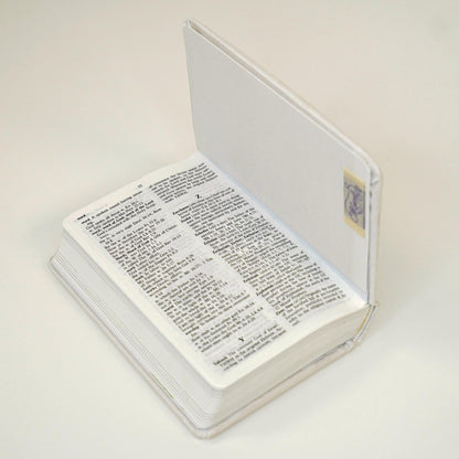 Personalized Baby’s First Bible – Shantung with Cross Design
