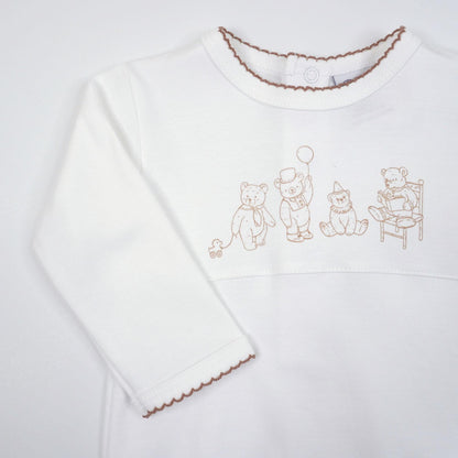 Bears Pima Cotton Baby Gown