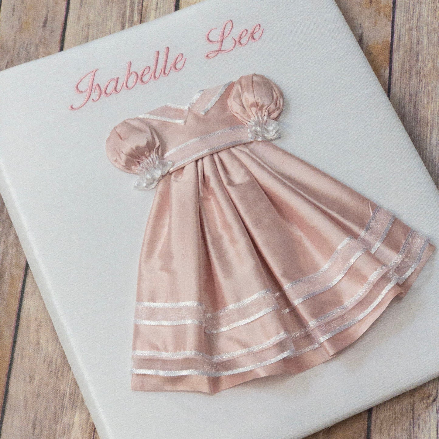 Silk Dress – Baby Memory Book (Shantung)