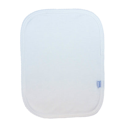 White Pima Cotton Burp Cloth