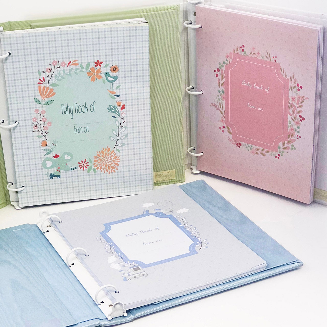 Nursery Rhyme Toile – Baby Memory Book