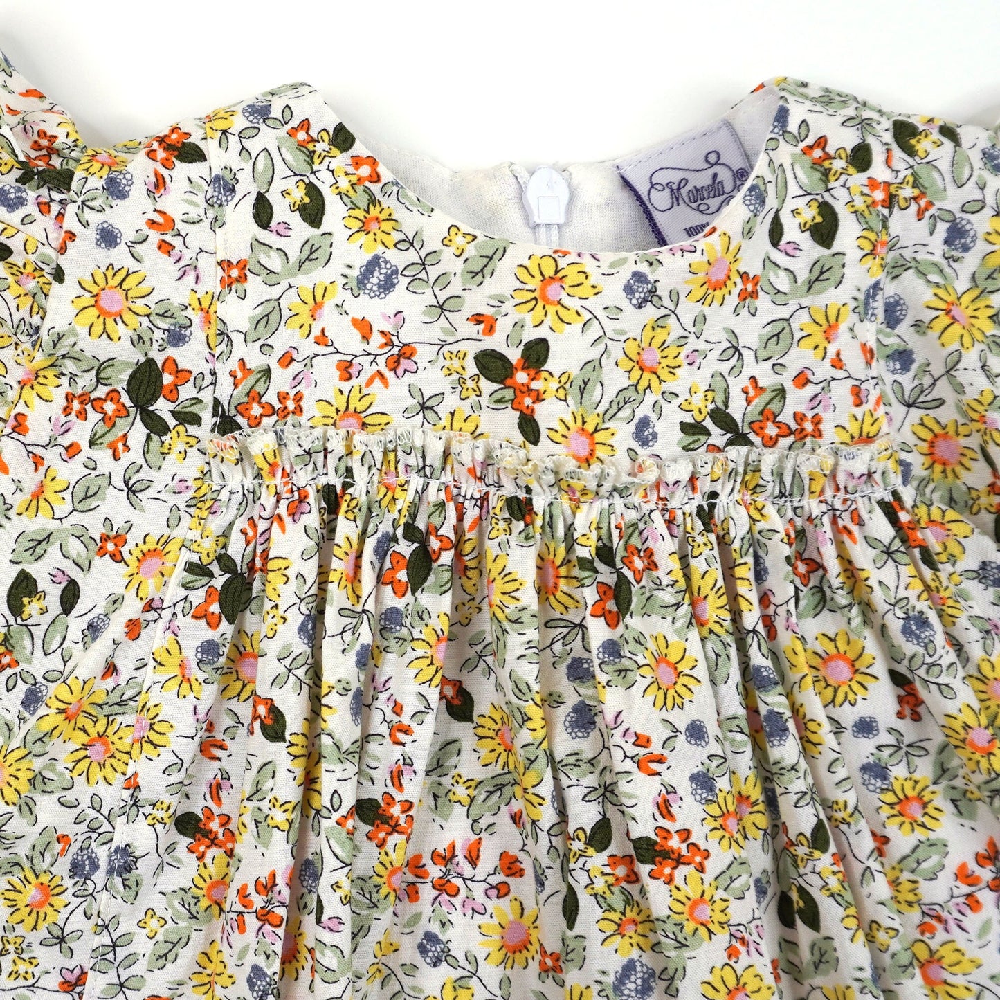 Ruffle Sleeve Baby Dress Mini Garden