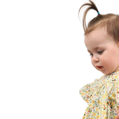Ruffle Sleeve Baby Dress Mini Garden