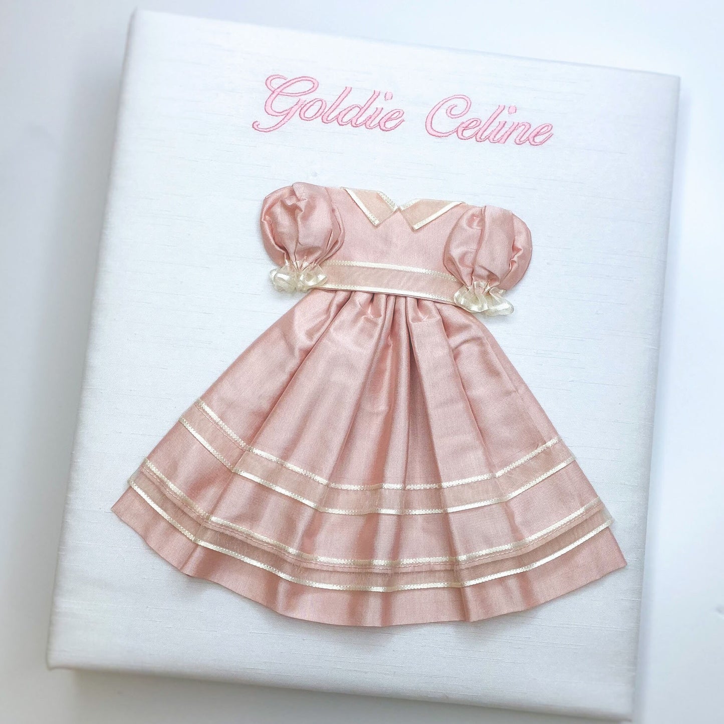 Silk Dress – Baby Memory Book (Shantung)
