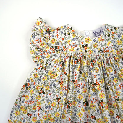 Ruffle Sleeve Baby Dress Mini Garden
