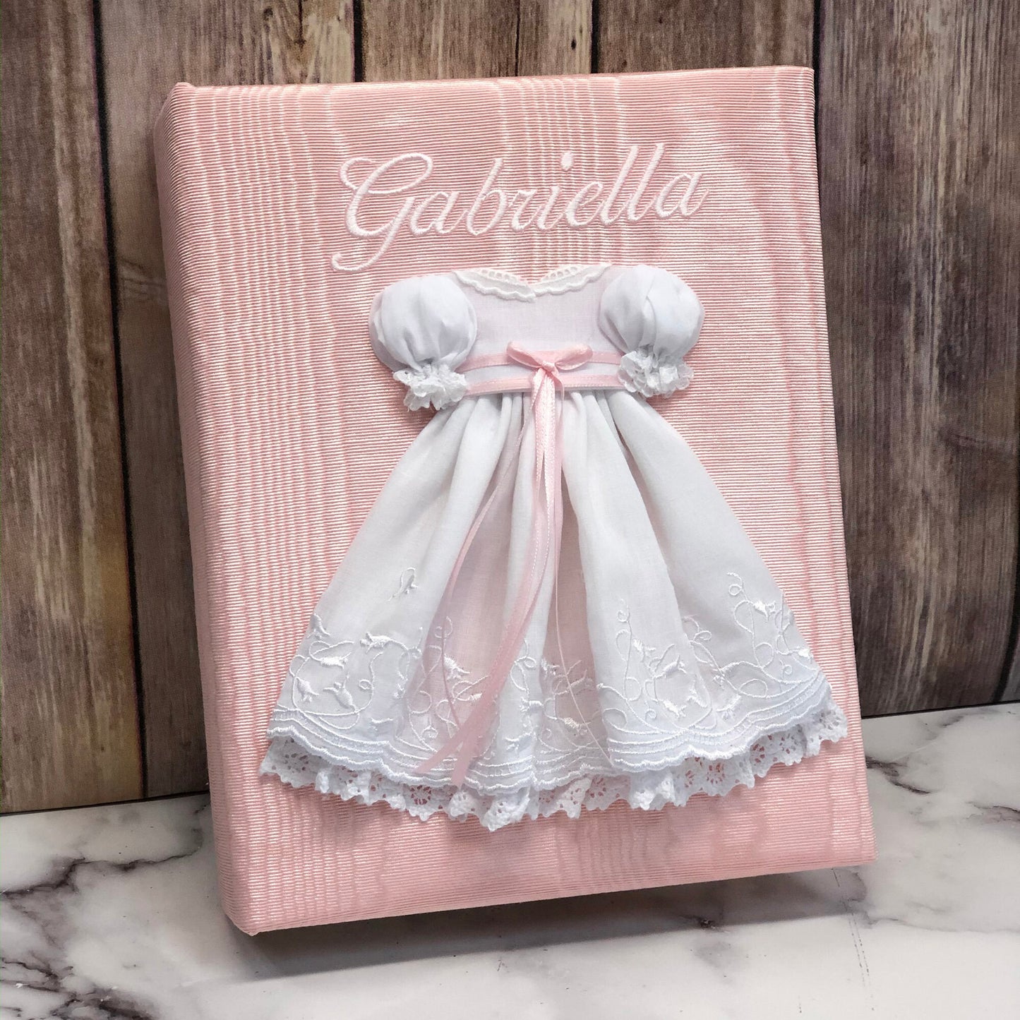 Swiss Batiste Dress – Medium Hardbound Album (Moiré)