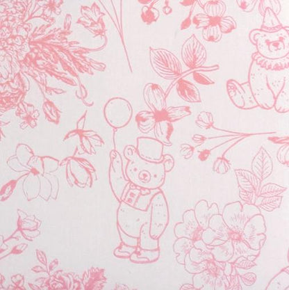 Beary Blossoms Toile – Small Hardbound Photo Album