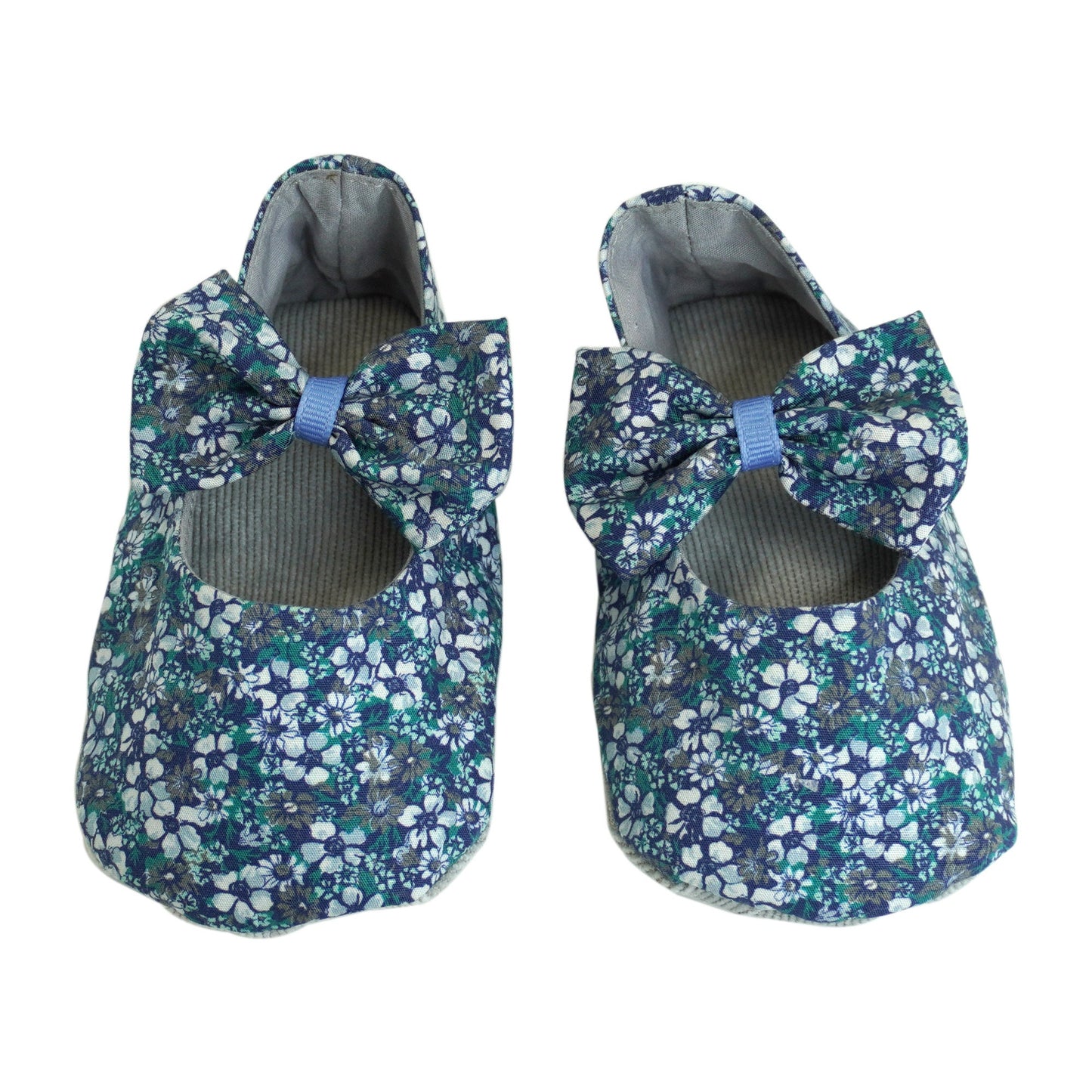 Baby Shoe - Blue Periwinkles