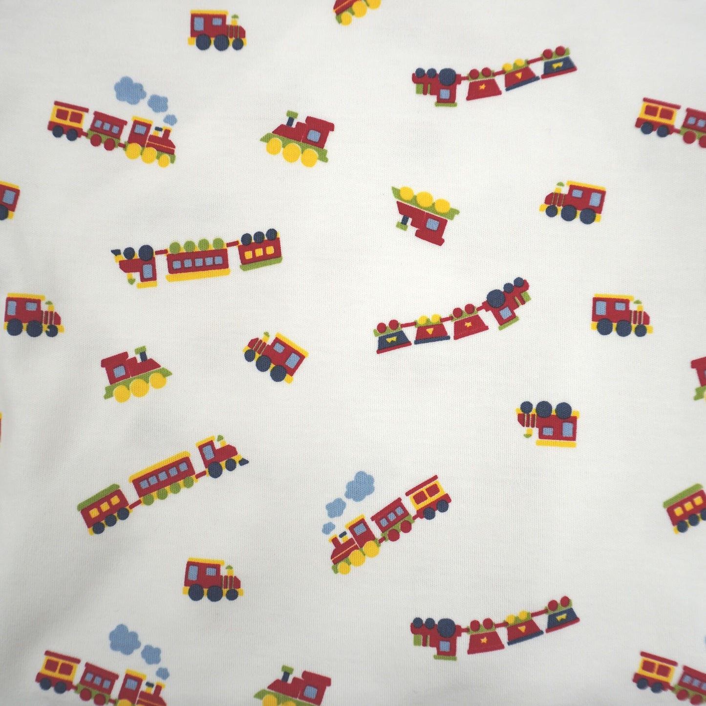 Train Print Pima Cotton Baby Layette Set