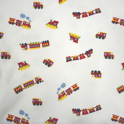 Train Print Pima Cotton Baby Layette Set