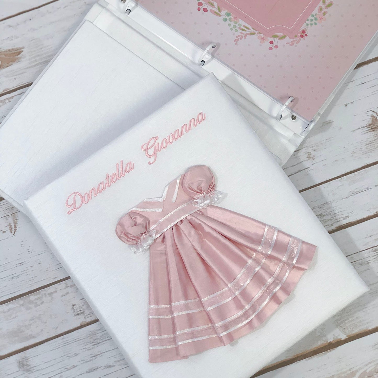 Silk Dress – Baby Memory Book (Shantung)
