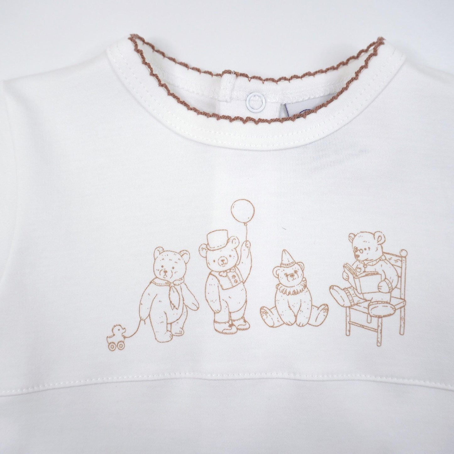 Bears Pima Cotton Baby Gown