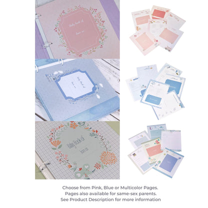 Micro Stripe Cotton – Baby Memory Book (Wholesale)
