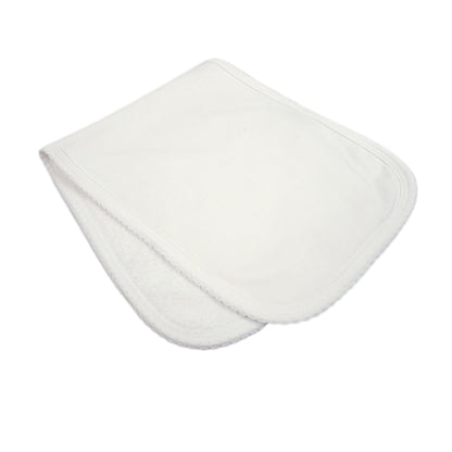 White Pima Cotton Burp Cloth