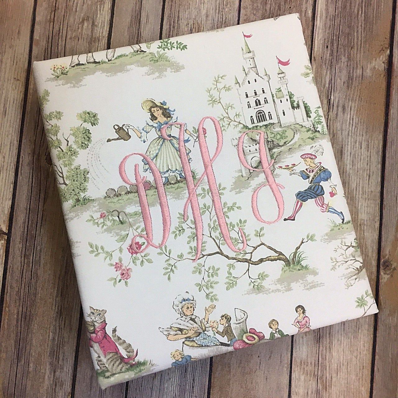 Nursery Rhyme Toile – Baby Memory Book