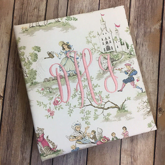 Nursery Rhyme Toile – Baby Memory Book