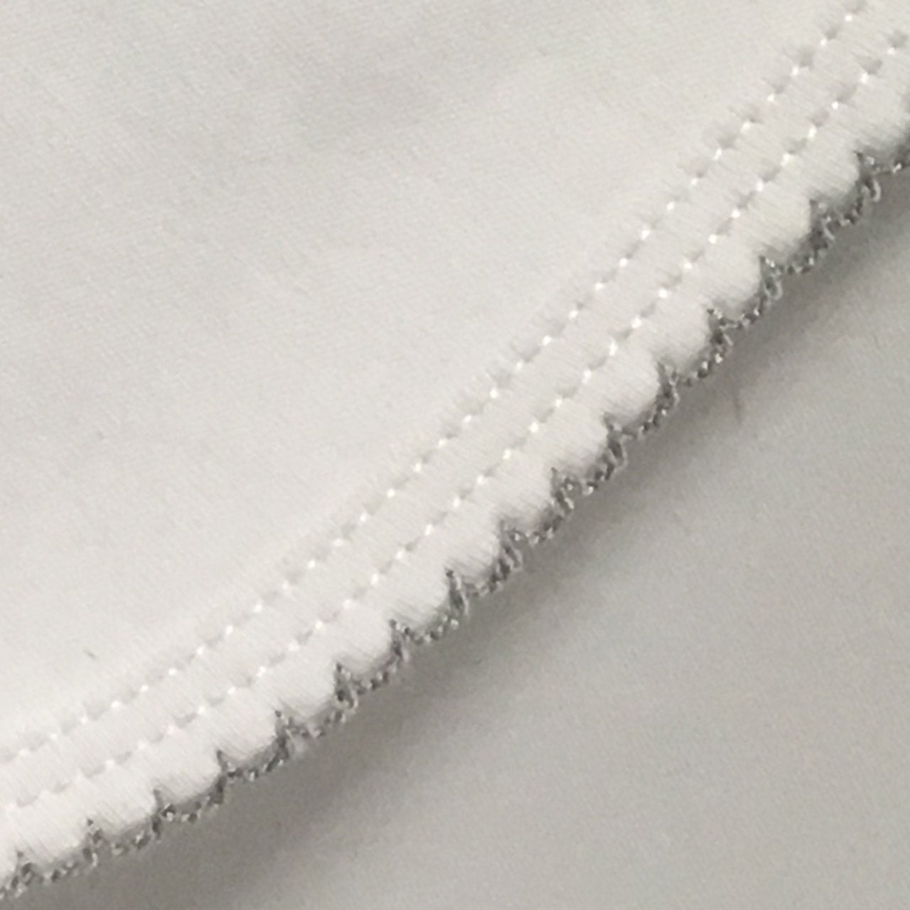 Luxury Pima Cotton Baby Blanket with Scallop Trim