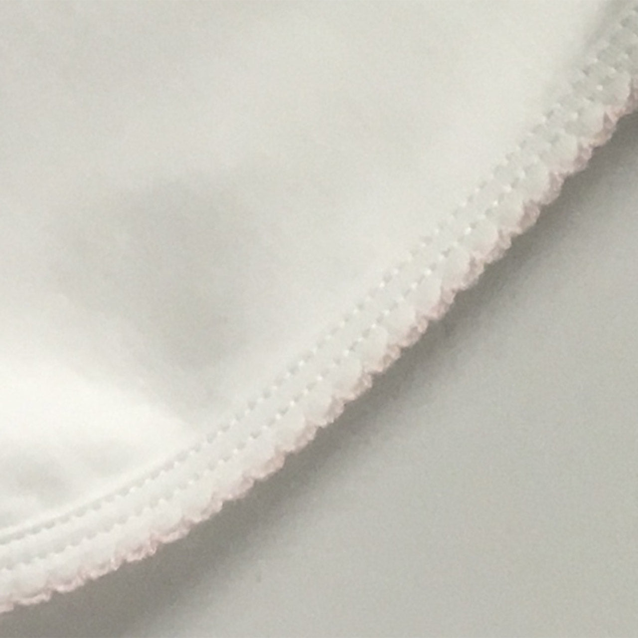 Luxury Pima Cotton Baby Blanket with Scallop Trim