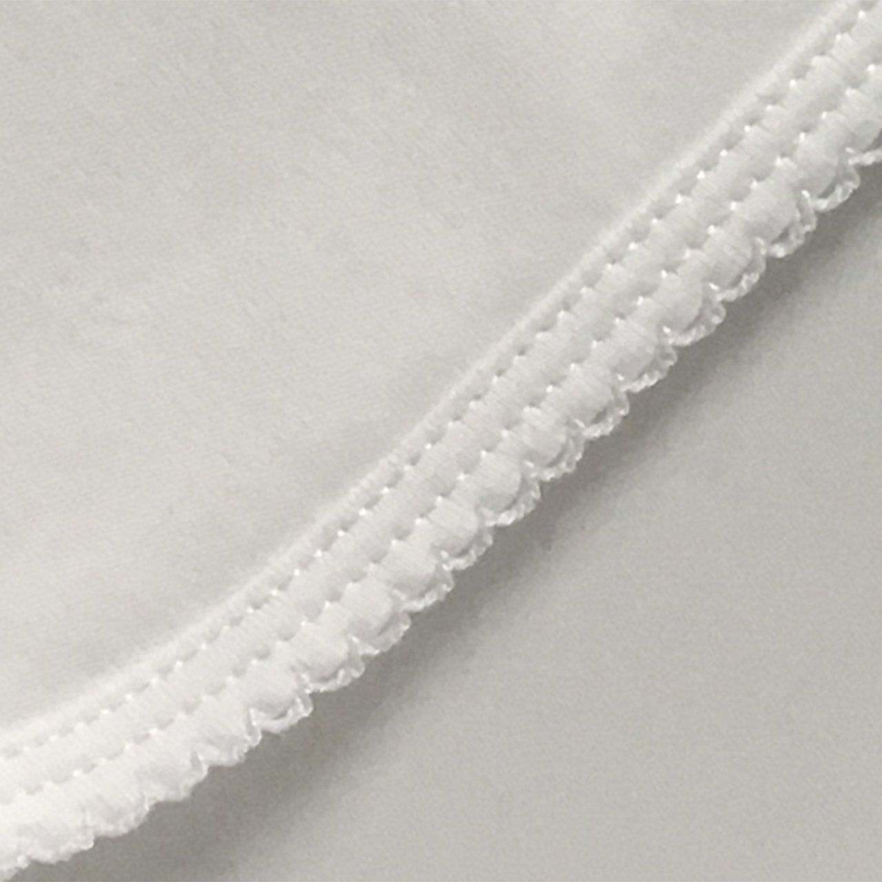 Luxury Pima Cotton Baby Blanket with Scallop Trim