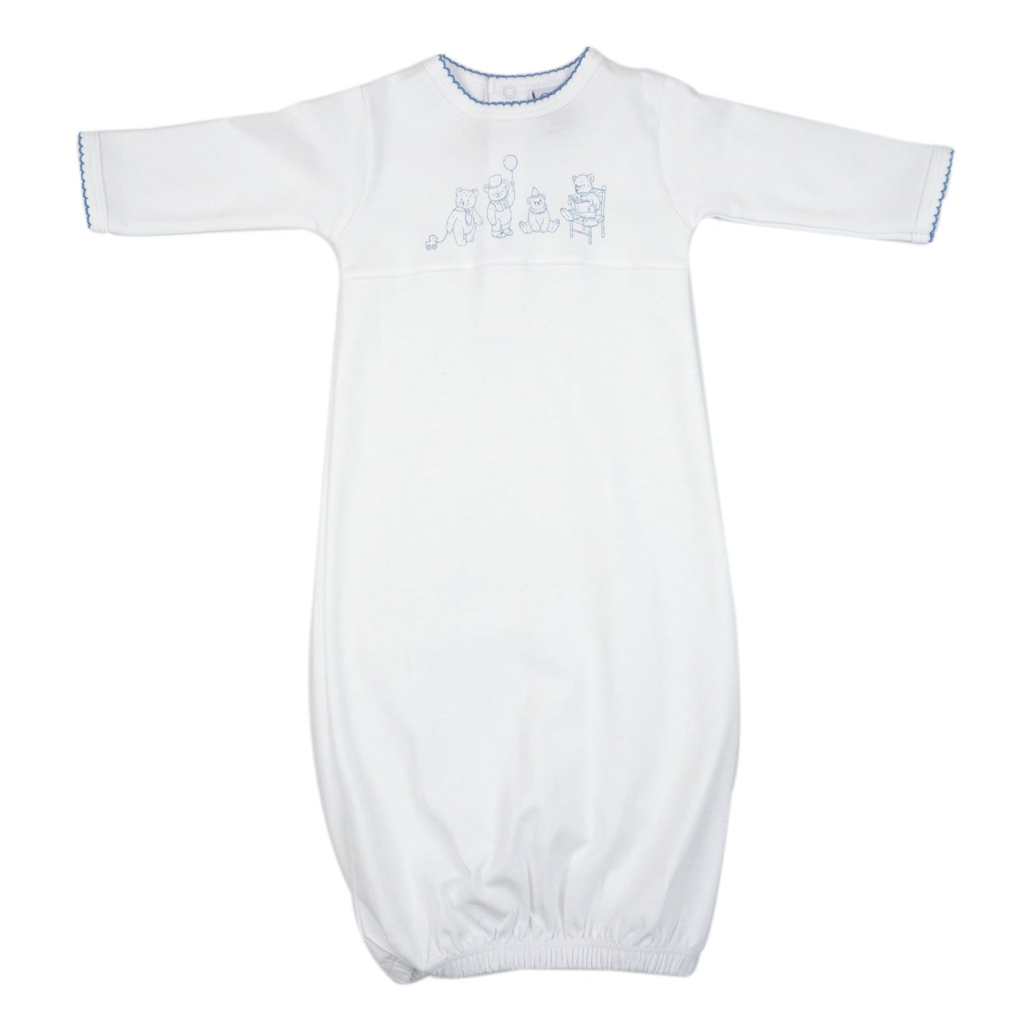 Bears Pima Cotton Baby Gown