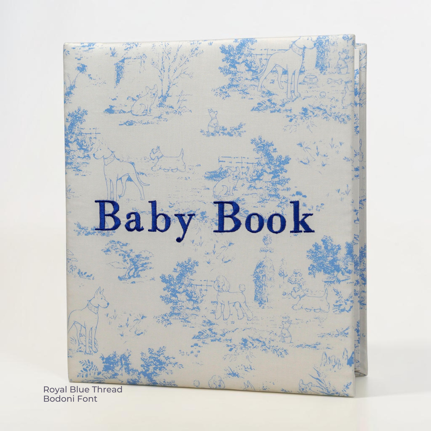 Heirloom Hounds Toile – Baby Memory Book