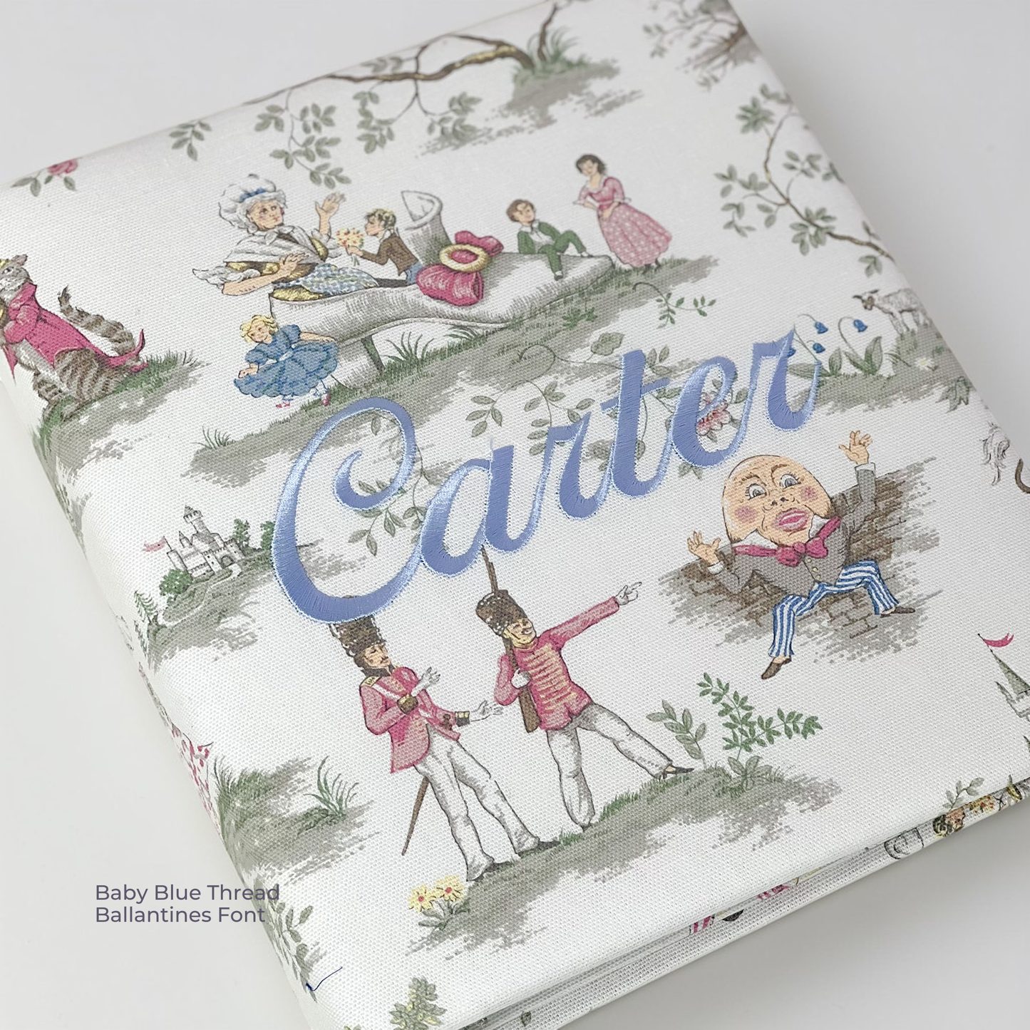 Over the Moon Nursery Rhyme Toile  – Baby Memory Book (Wholesale)