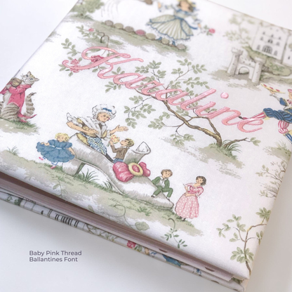 Over the Moon Nursery Rhyme Toile  – Baby Memory Book (Wholesale)