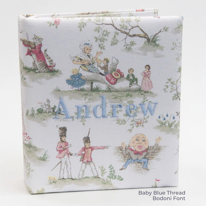 Nursery Rhyme Toile – Baby Memory Book