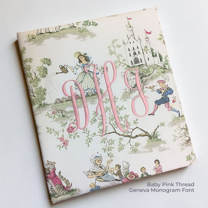 Nursery Rhyme Toile – Baby Memory Book