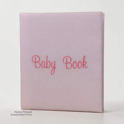 Micro Stripe Cotton – Baby Memory Book (Wholesale)