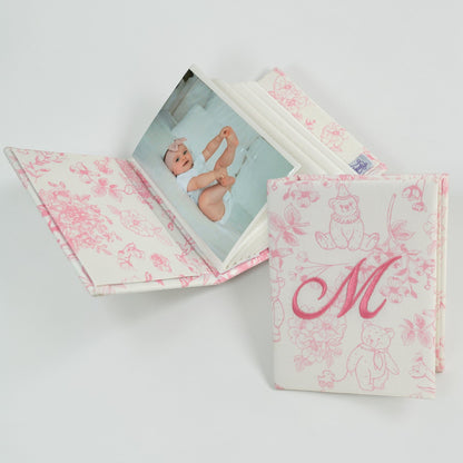 Beary Blossoms Toile – Small Hardbound Photo Album