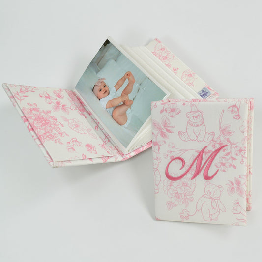 Beary Blossoms Toile – Small Hardbound Photo Album
