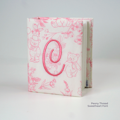 Beary Blossoms Toile – Small Hardbound Photo Album