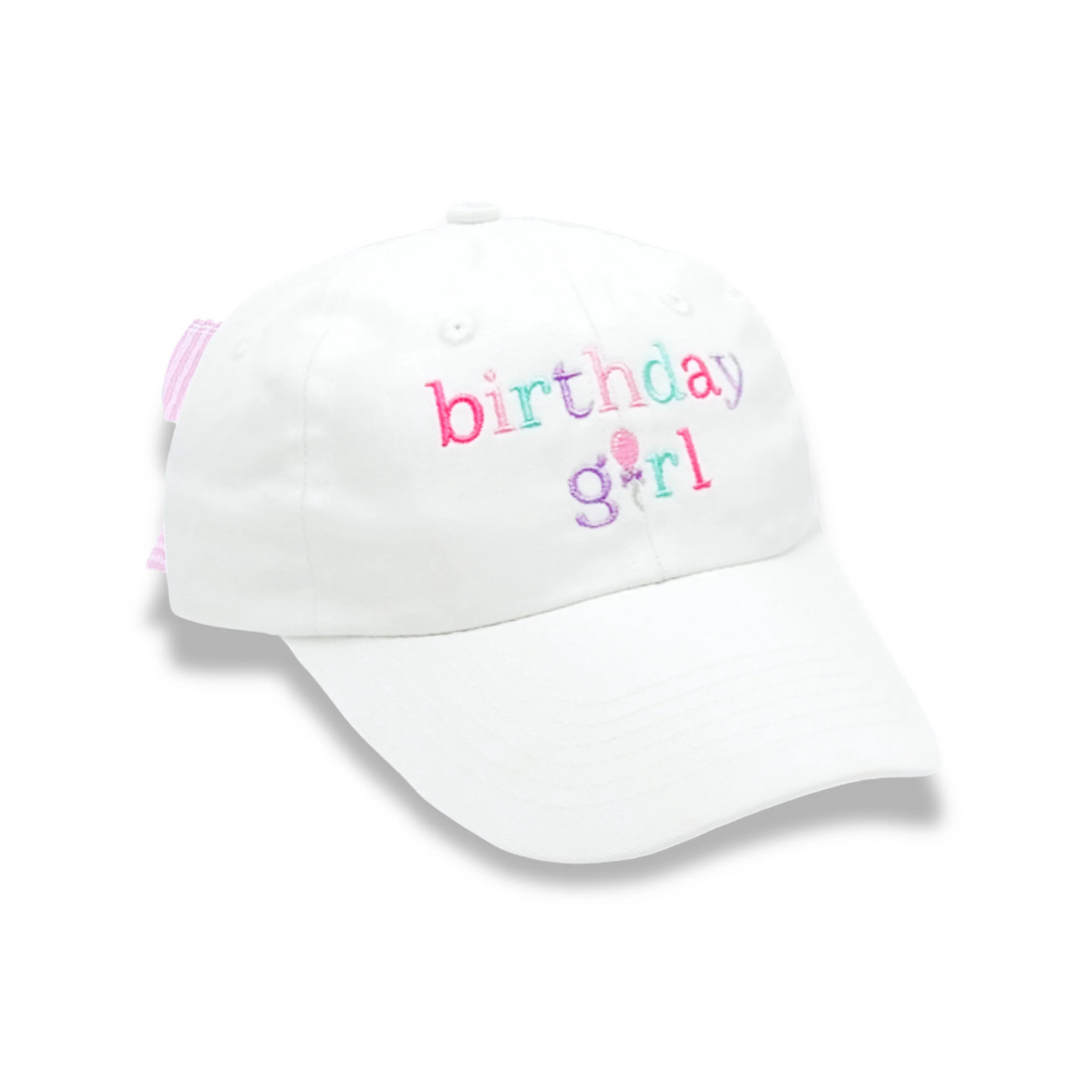 Birthday Girl Bow Baseball Hat