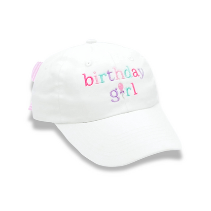 Birthday Girl Bow Baseball Hat