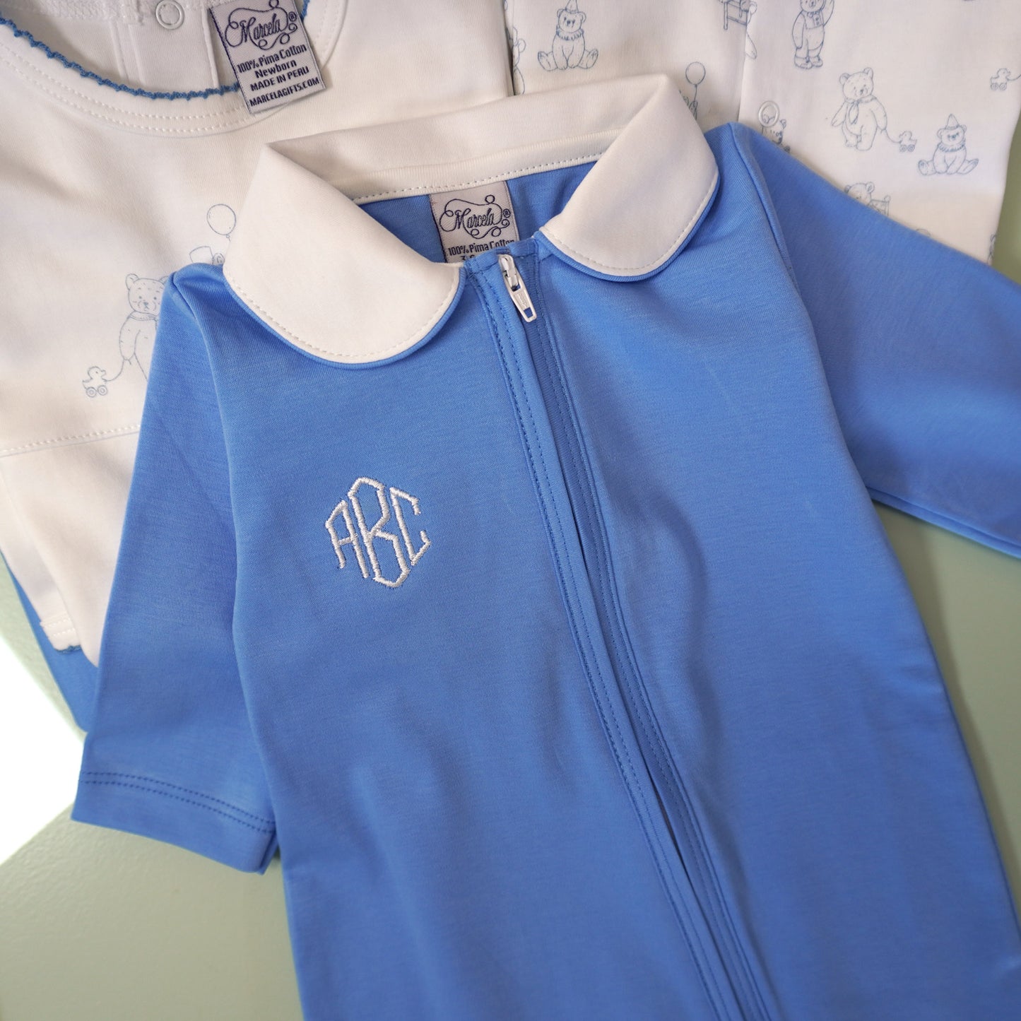 Pima Cotton Peter Pan Collar Footie