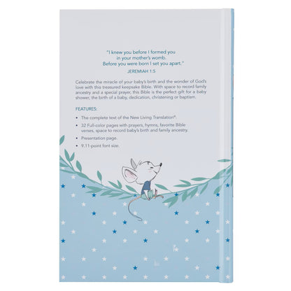 Blue Hardcover Keepsake Bible for Boys