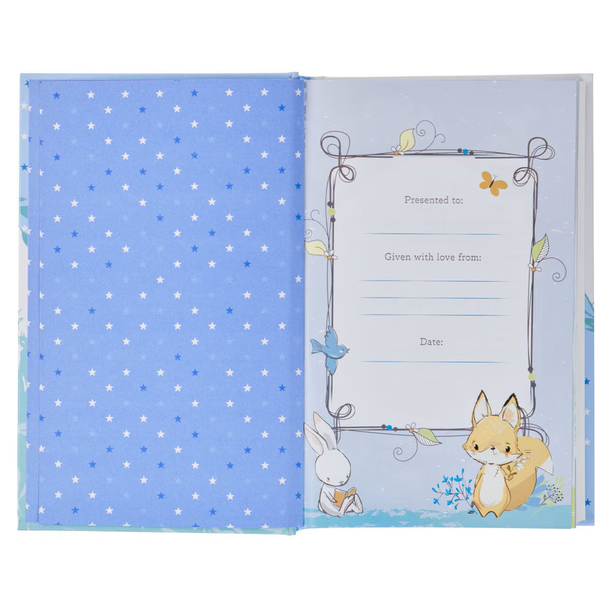 Blue Hardcover Keepsake Bible for Boys