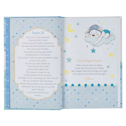 Blue Hardcover Keepsake Bible for Boys