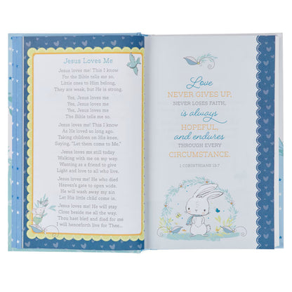 Blue Hardcover Keepsake Bible for Boys