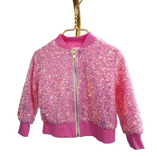 Bubblegum Pink Sequin Jacket