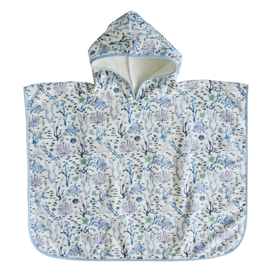 Coral Reef Swim Poncho  1-4Y