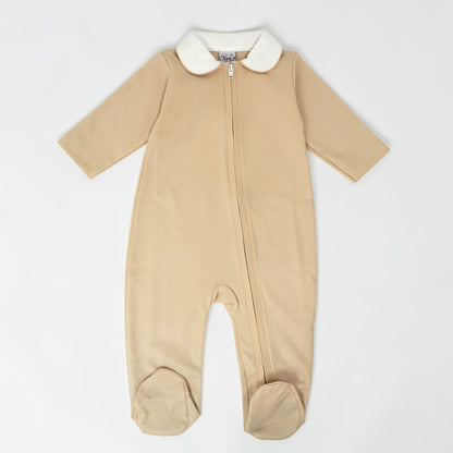 Pima Cotton Peter Pan Collar Footie