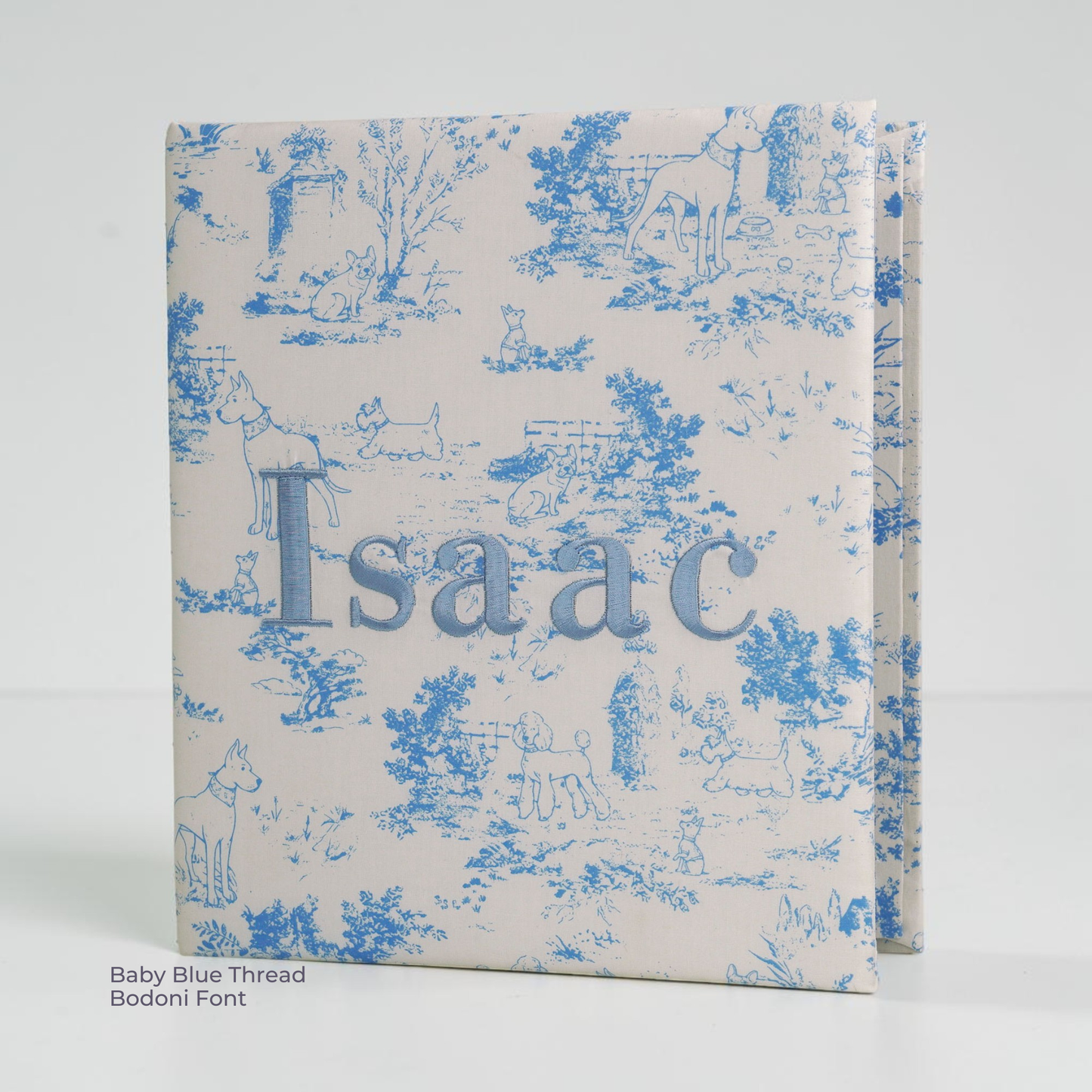 Heirloom Hounds Toile – Baby Memory Book