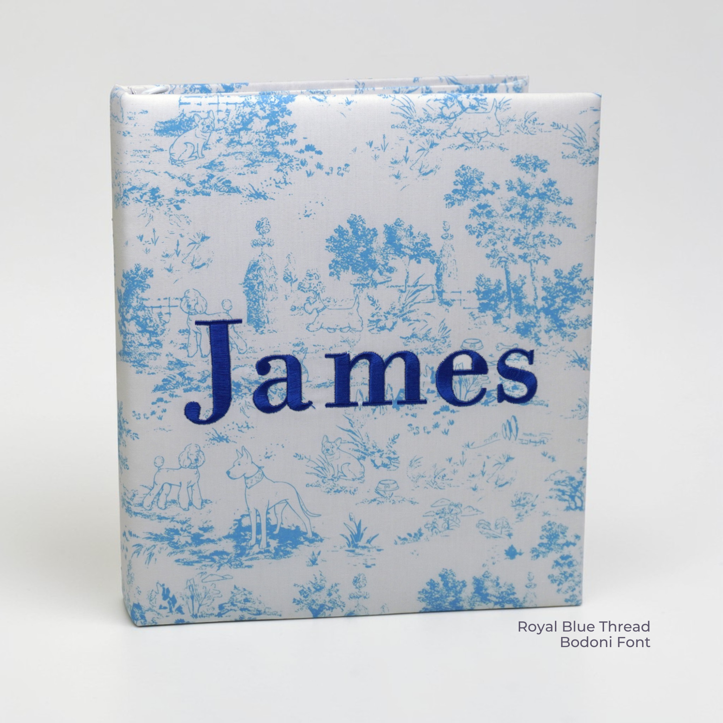 Heirloom Hounds Toile – Baby Memory Book
