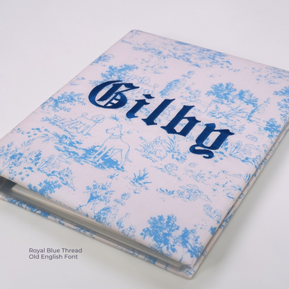 Heirloom Hounds Toile – Baby Memory Book